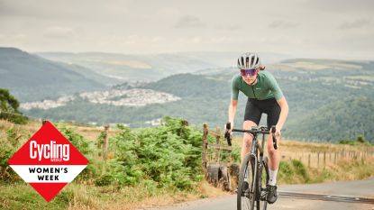 Female cyclist wearing one of the best women's cycling jerseys